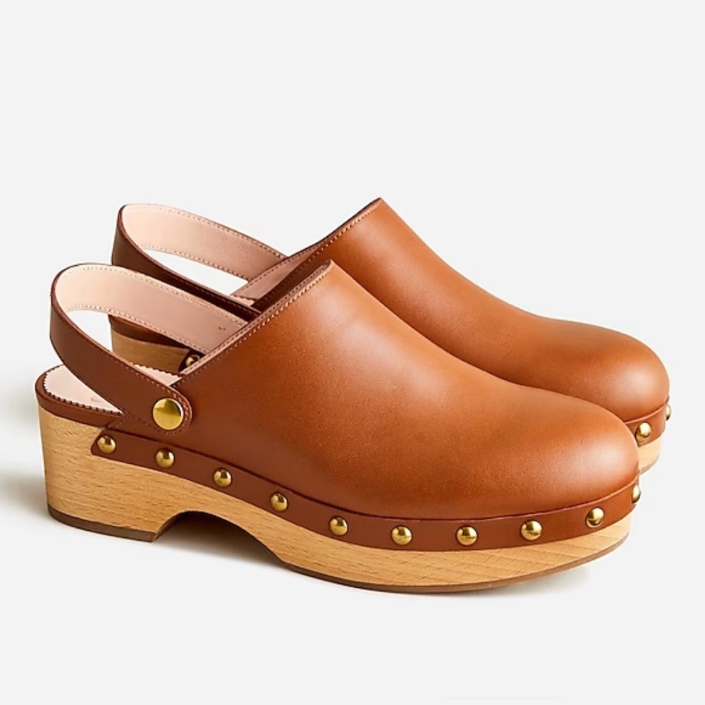 J. Crew Convertible Leather Clogs